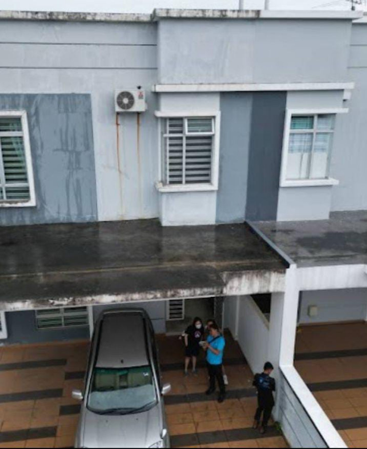 Residential property overview for leak assessment.